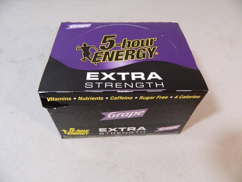 lot 100 image: New Case of Extra Strength 5 Hour Energy