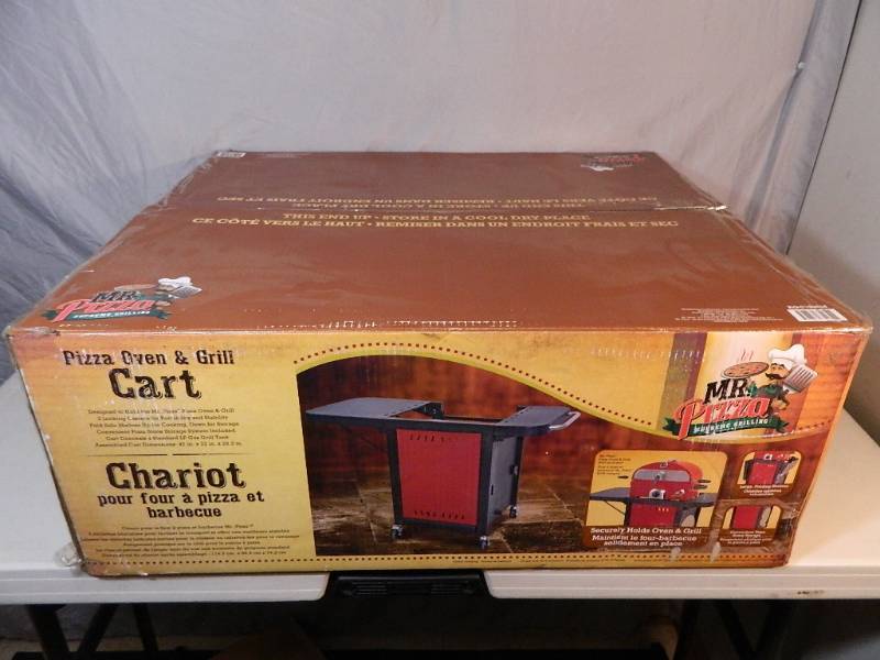 lot 122 image: New Mr. Pizza Grill  Oven Cart