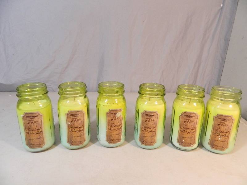 lot 133 image: 6 New Urban Market Candles