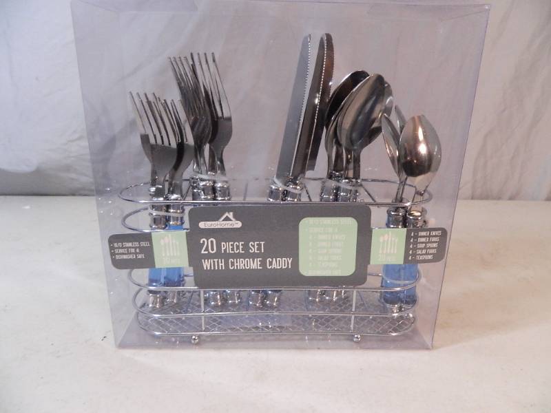 lot 137 image: New 20 Piece Silverware Set