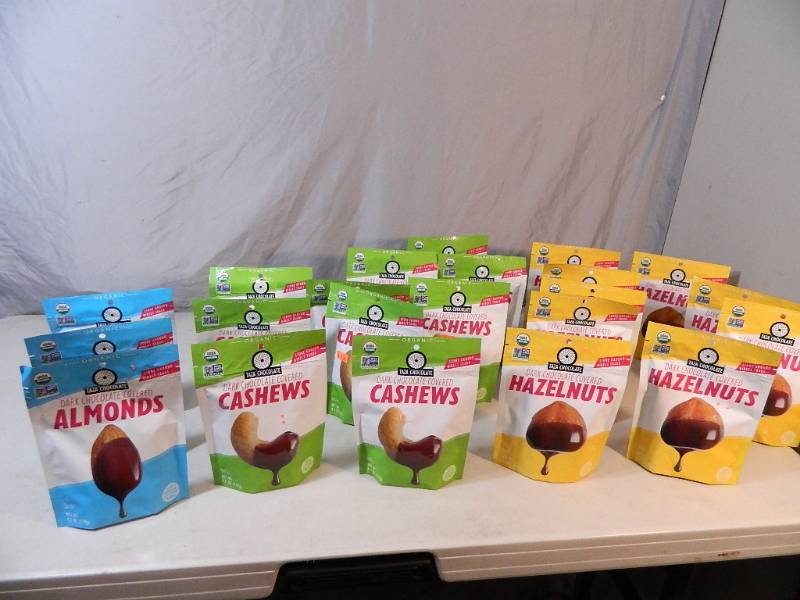 lot 141 image: 22 New Bags of Chocolate Covered Nuts