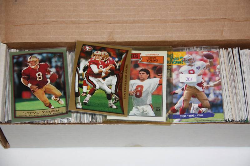 lot 32 image: Single Row Box Lot Steve Young