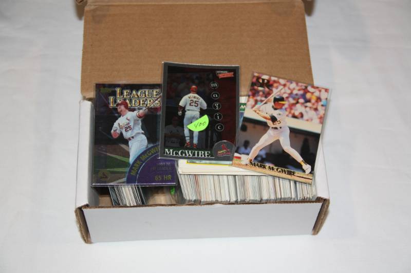lot 34 image: Single Row Box Lot Mark McGwire