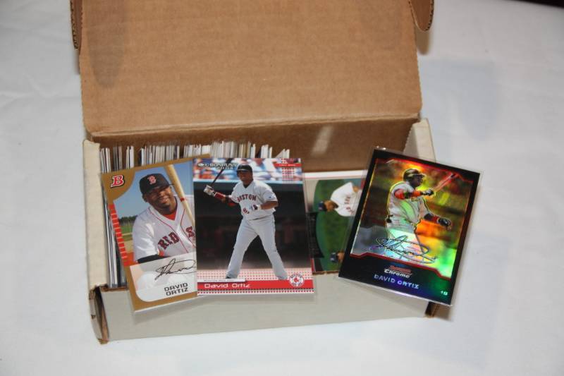 lot 41 image: Single Row Box Lot David Ortiz