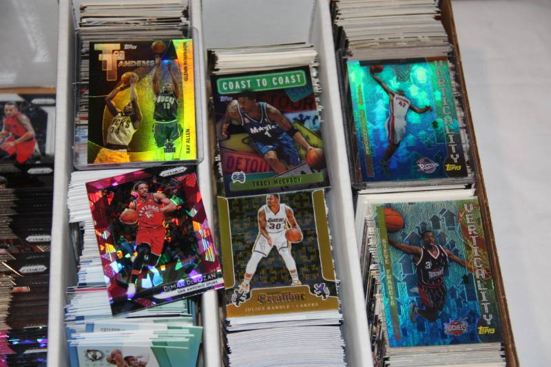 lot 46 image: Four Row Box Lot Basketball