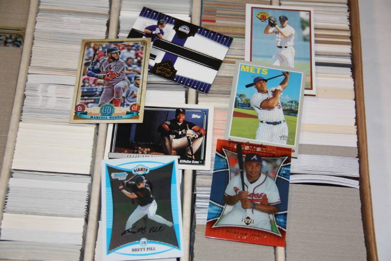 lot 49 image: Five Row Box Lot Baseball
