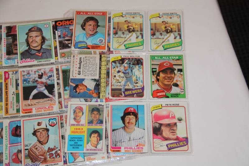 lot 56 image: Baseball Card Star Lot 1980-1987  198 Cards
