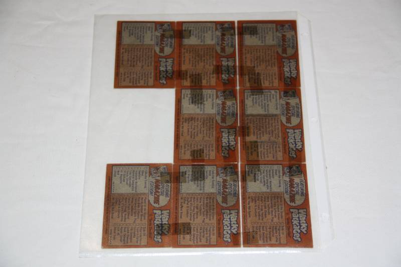 lot 69 image: 1974 Wacky Packages Planet of the Grapes Puzzle Missing One