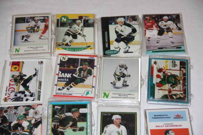 lot 73 image: Minnesota Timberwolves and North Stars Team Set Lot  17 Sets