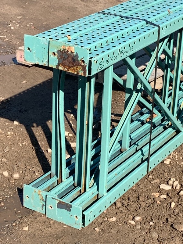 lot 1-A image: (5) Pallet Racking Uprights