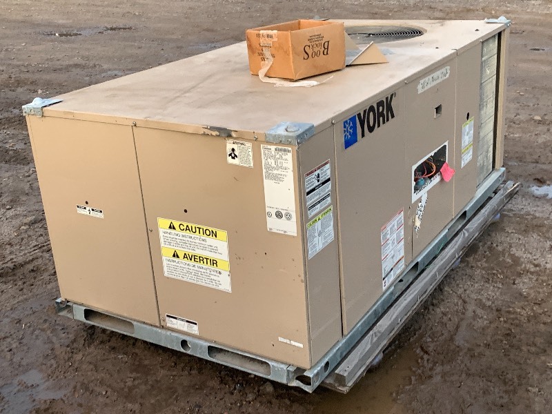 York Gas-Fired Furnace With Cooling Unit