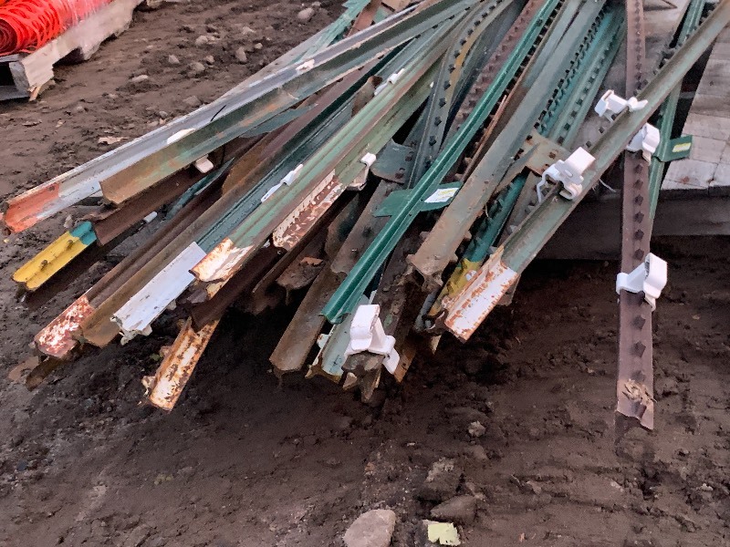 Pallet Of Steel Fence Stakes