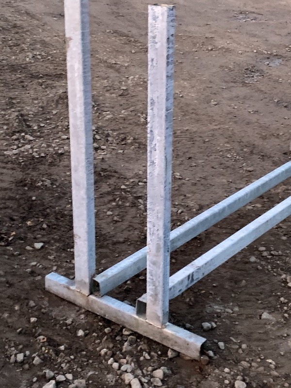 Galvanized Steel Firewood Storage Rack