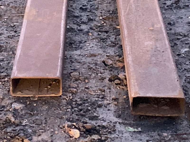 (2) 12ft Lengths Of Steel Tubing