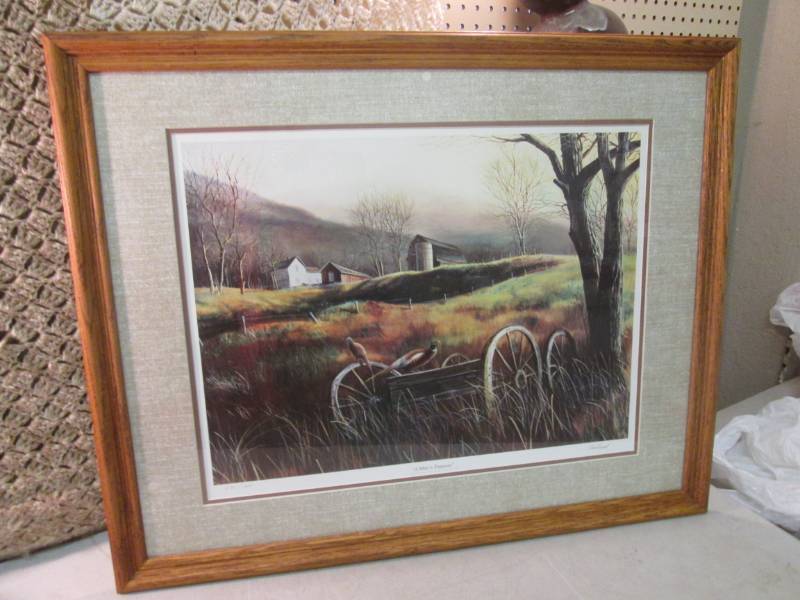 lot 3 image: Framed Signed and Numbered A Mans...