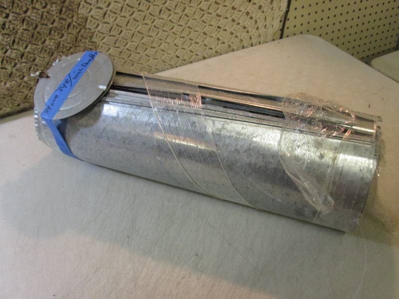 lot 45 image: Sections of Stove Pipe with Damper ...