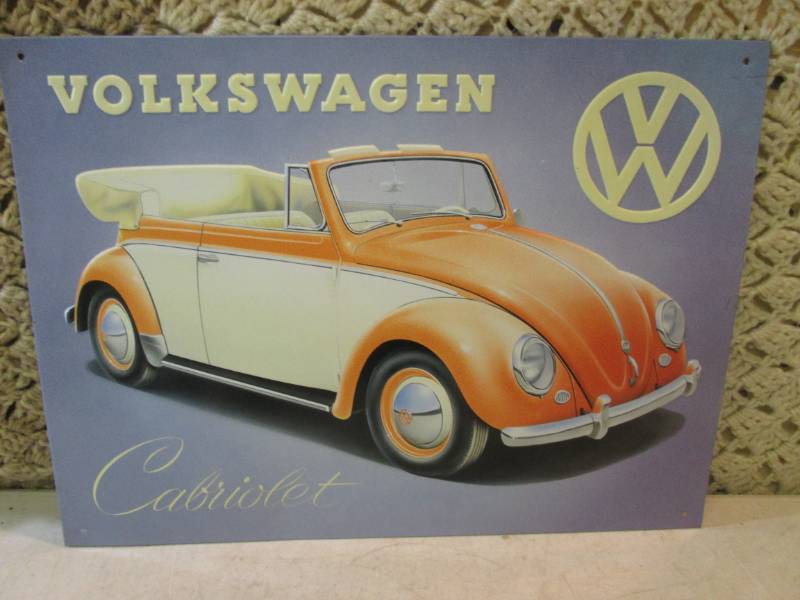 lot 57 image: VW Volkswagen Tin Sign 16 14 12 ...