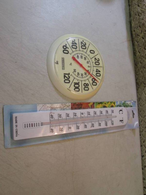 lot 72 image: Lot of 2 Thermometers  C-3...