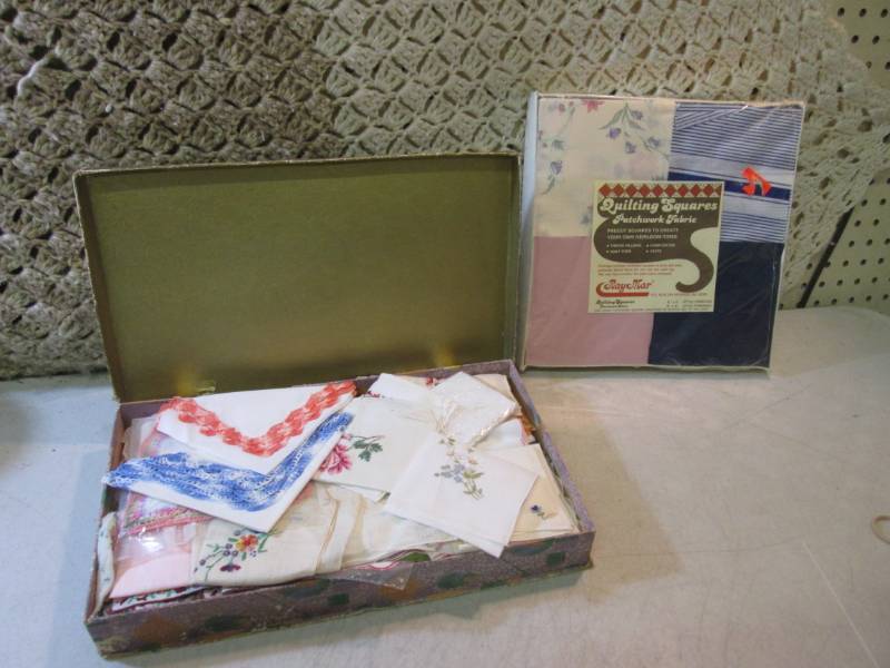 lot 104 image: Large Lot of Embroidered Doilies an...