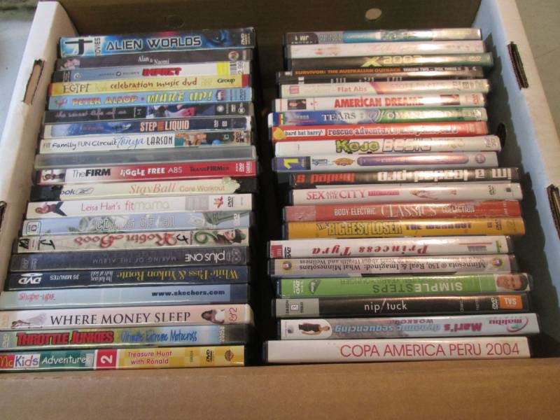 lot 115 image: Lot of Assorted DVDs  D-1...