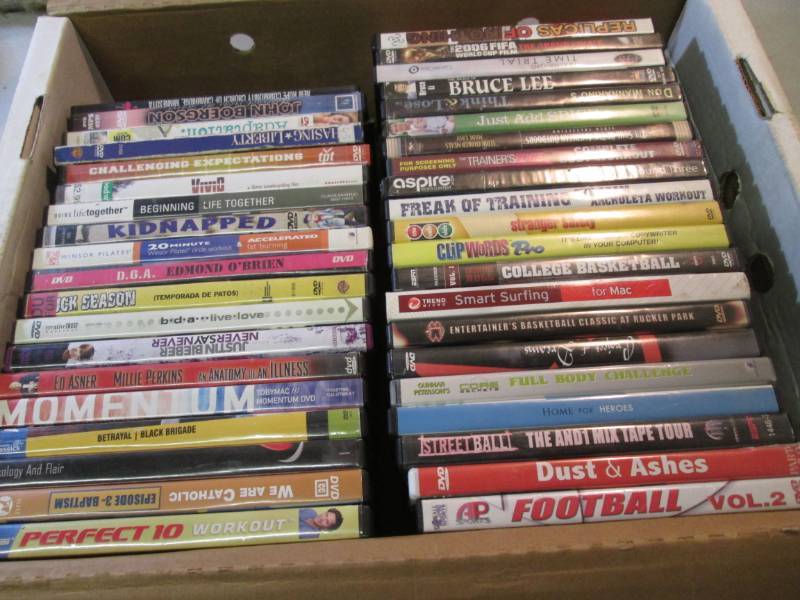 lot 120 image: Lot of Assorted DVDs  D-1...