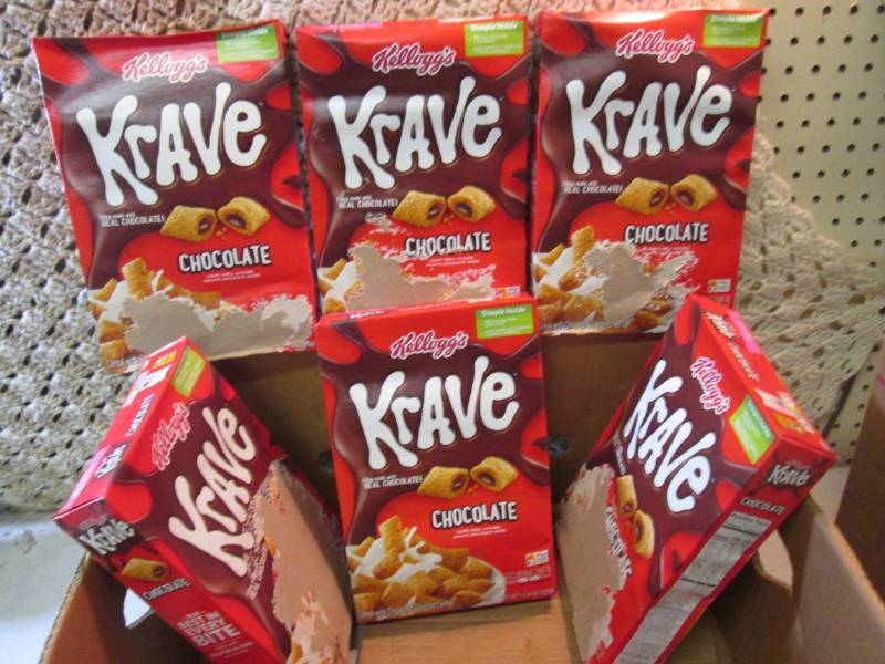 lot 130 image: 6 Boxes of Krave Chocolate Cereal B...