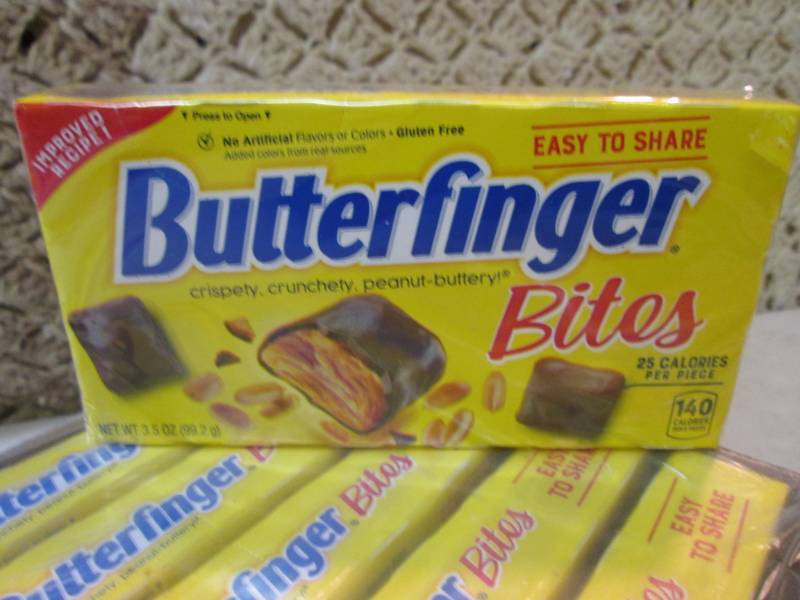 lot 131 image: 9 Boxes of Butterfinger Bites Best ...
