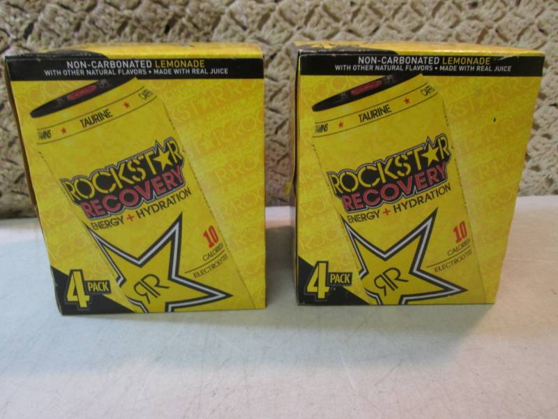 lot 143 image: 2 - 4-Packs of Rockstar Recovery Le...