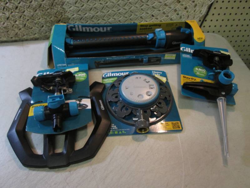 lot 159 image: Lot of 4 Lawn Sprinklers  D-3...