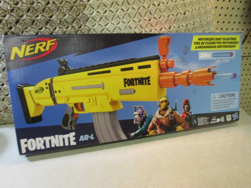 lot 170 image: Nerf Fortnite AR-L Motorized Dart B...