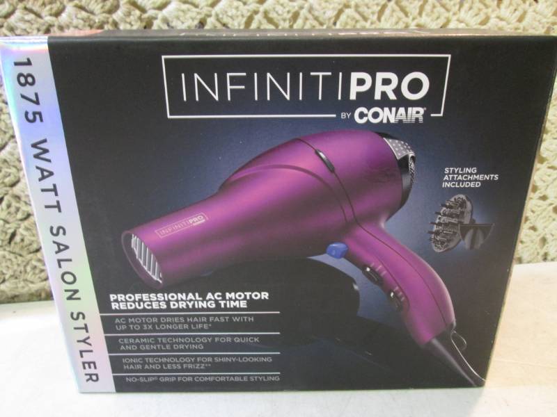 lot 183 image: Conair Infinity Pro Hair Blower  F-...
