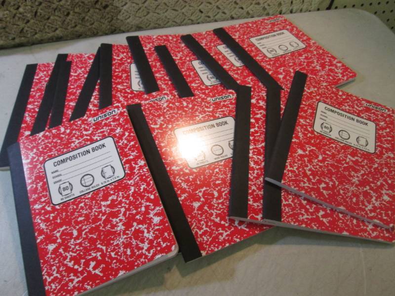 lot 256 image: Lot of 16 Composition Note Books  F...