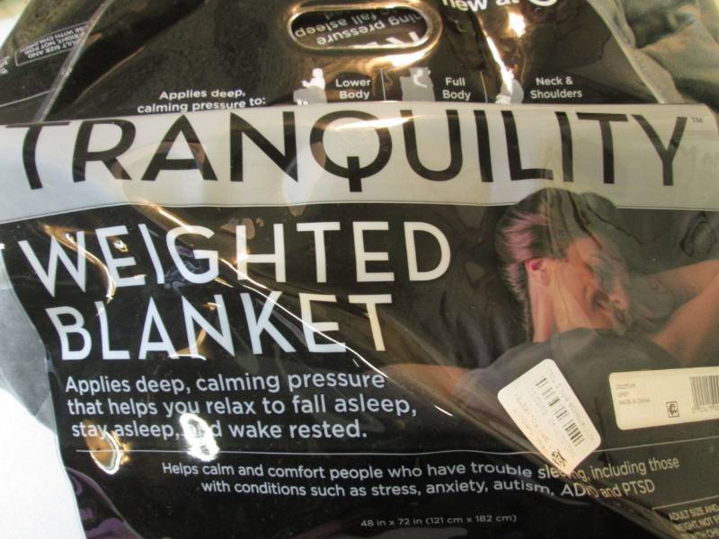 lot 257 image: Tranquility Weighted Blanket 12 lbs...