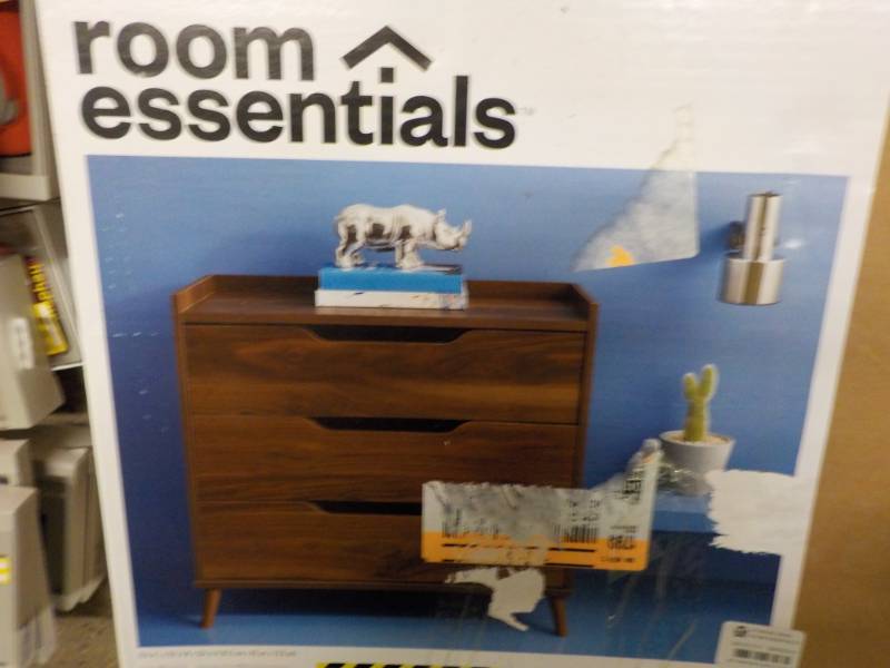 room essentials modern 3 drawer dresser