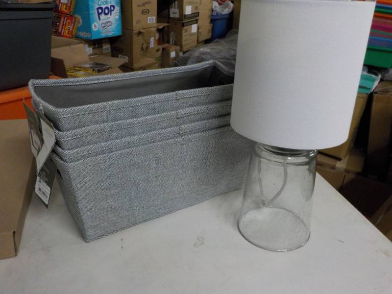 lot 33 image: Threshold Set of 4 Storage Bins and...