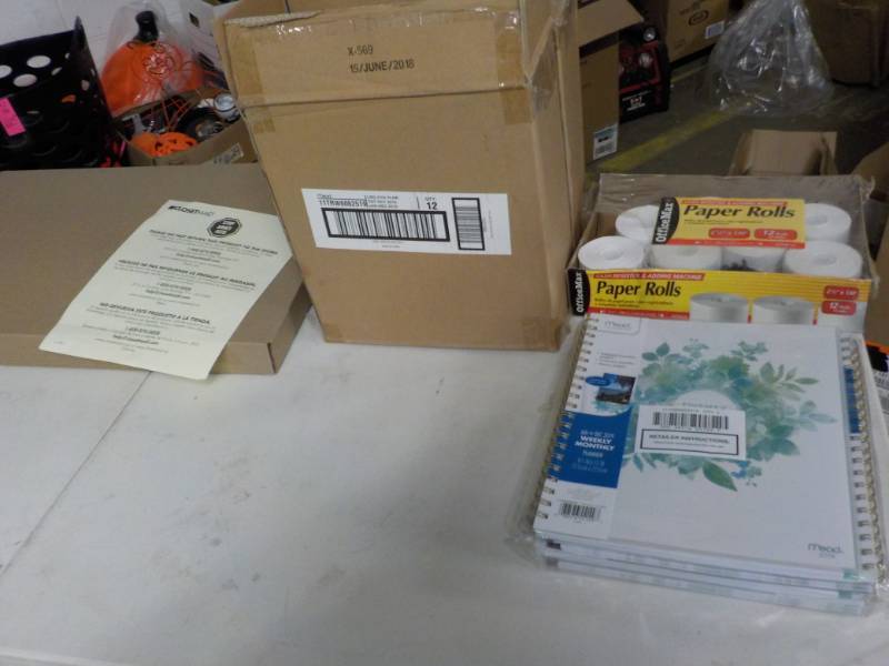 lot 39 image: 24 Mead Planners, Paper Rolls and C...