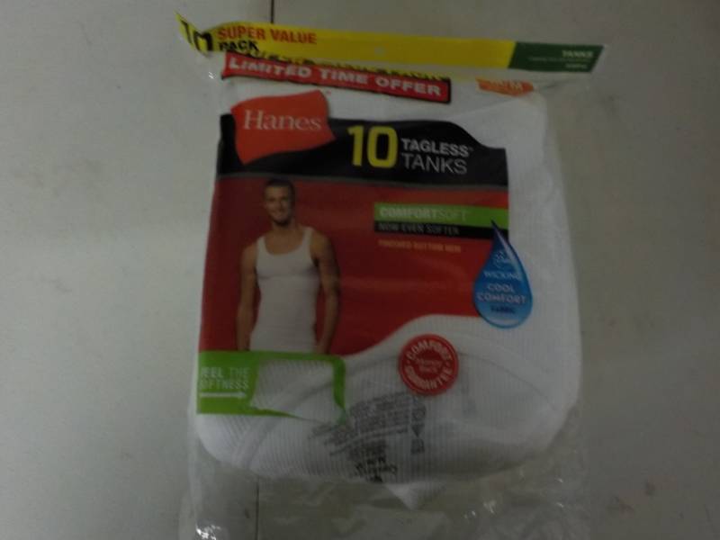lot 50 image: New Hanes Size M Mens Tag less Tan...