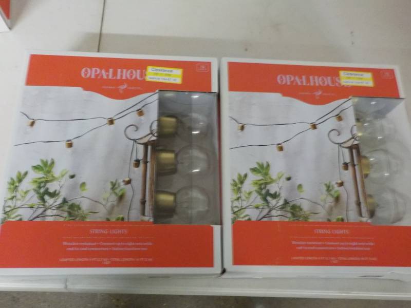 lot 72 image: Set of 2 Opal House String Lights...