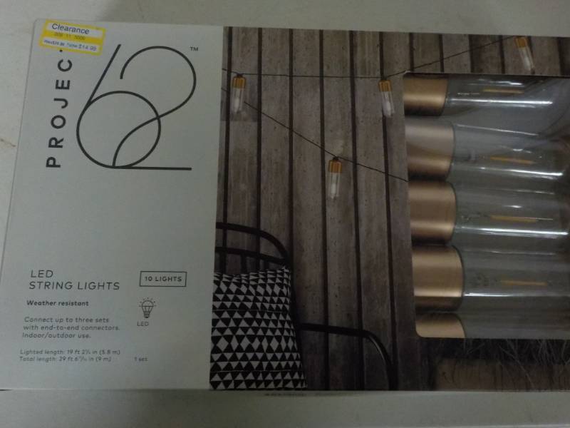 lot 76 image: Project 62 LED String Lights...