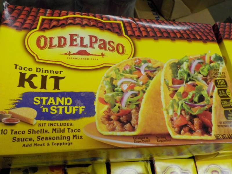 lot 83 image: 8 Boxes Old El Paso Taco Dinner Kit...