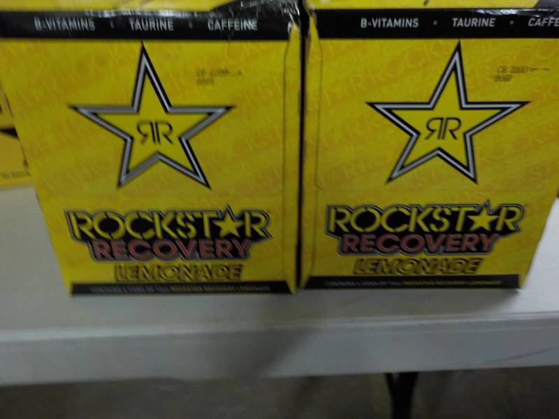 lot 97 image: 2 -4 packs Rockstar Recovery Lemona...