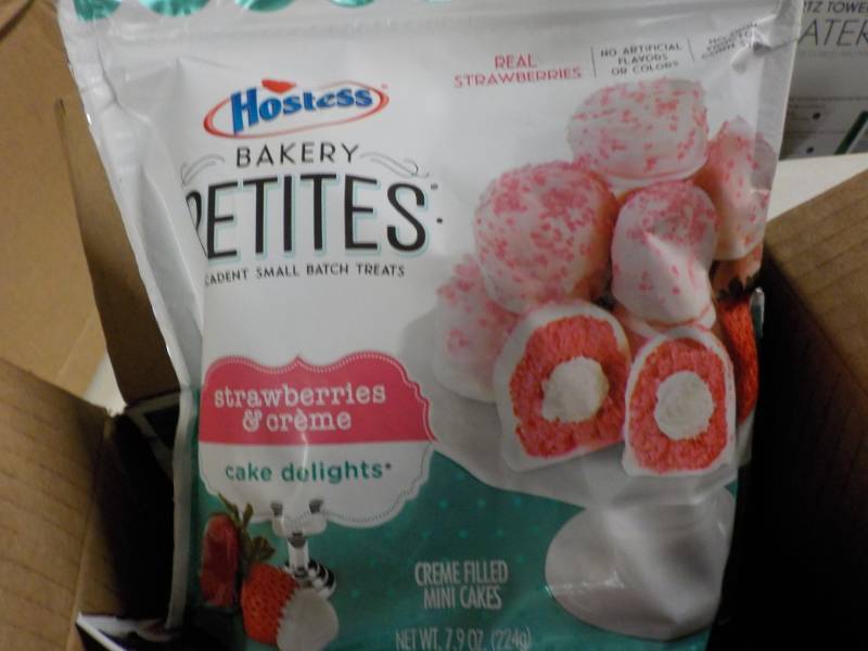 lot 114 image: 4 Bags Hostess Bakery Petites Straw...