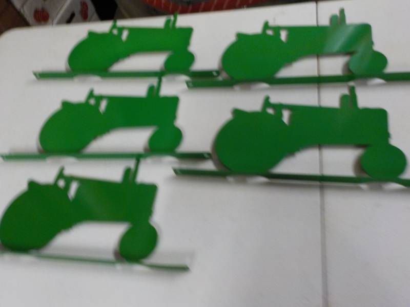 lot 119 image: Lot of 5 Tractor Mailbox Toppers...