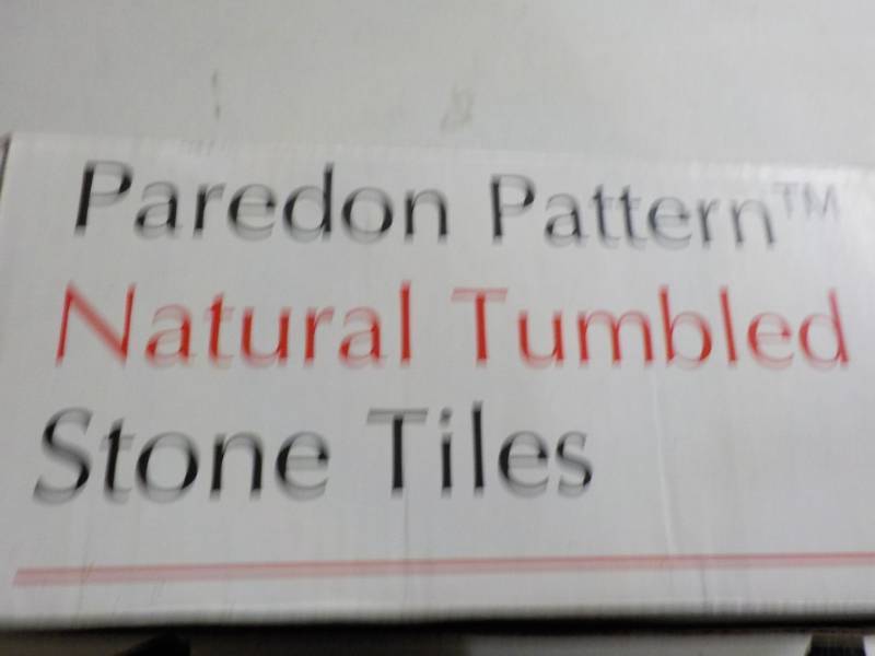 lot 125 image: Case of Paredon Pattern Natural Sto...