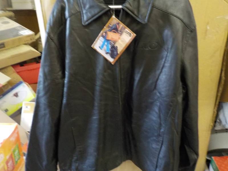 lot 174 image: Canyon Leather Jacket Mens XL IKO ...