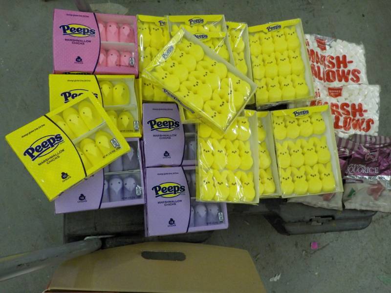 lot 185 image: Peeps in date, marshmallows and lic...
