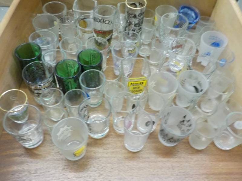 lot 201 image: 68 Shot Glasses...