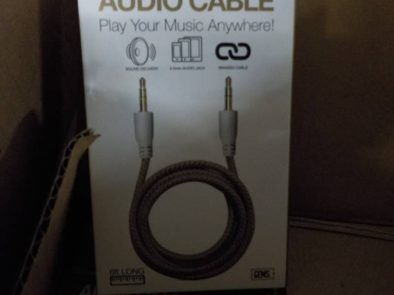 lot 235 image: Case of 48 Gold Audio Cables...