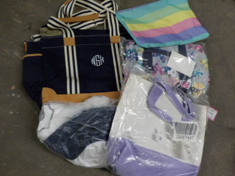 lot 252 image: Monogramed Bags- various Sizes...