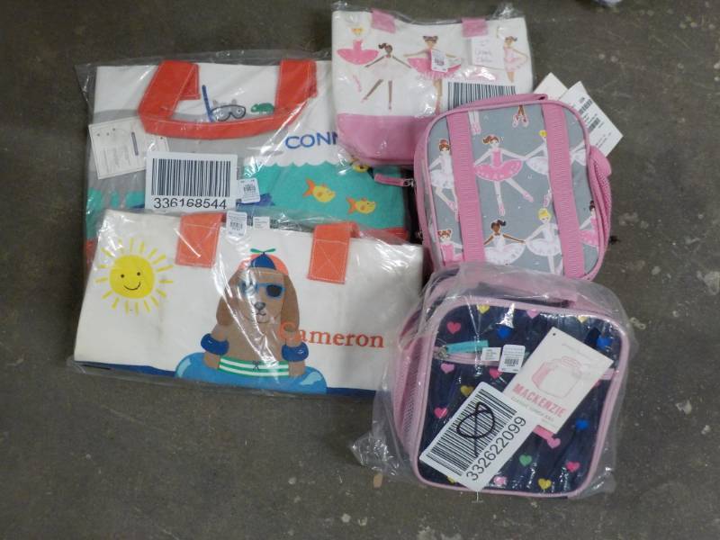 lot 254 image: Monogramed Bags- various Sizes...